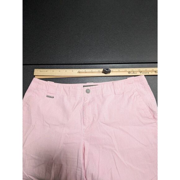 Lauren Ralph Lauren Active Golf Pink & White Stripped Pants Women's 10 - Picture 5 of 6